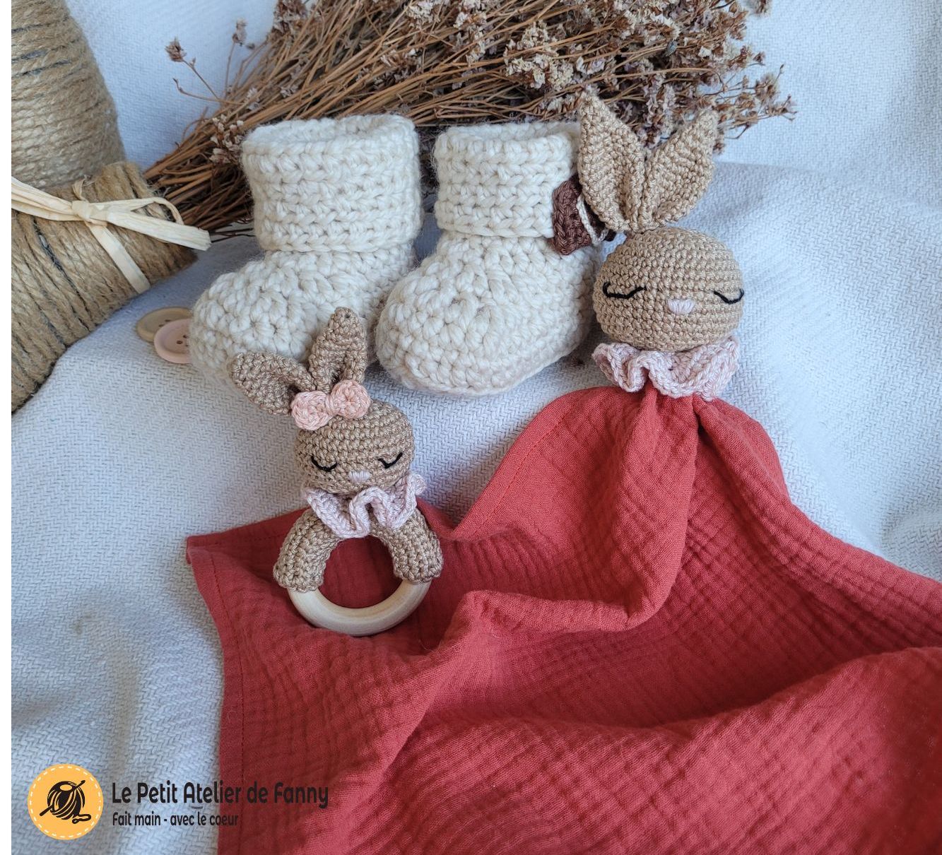 Ensemble naissance lapin Création naissance crochet